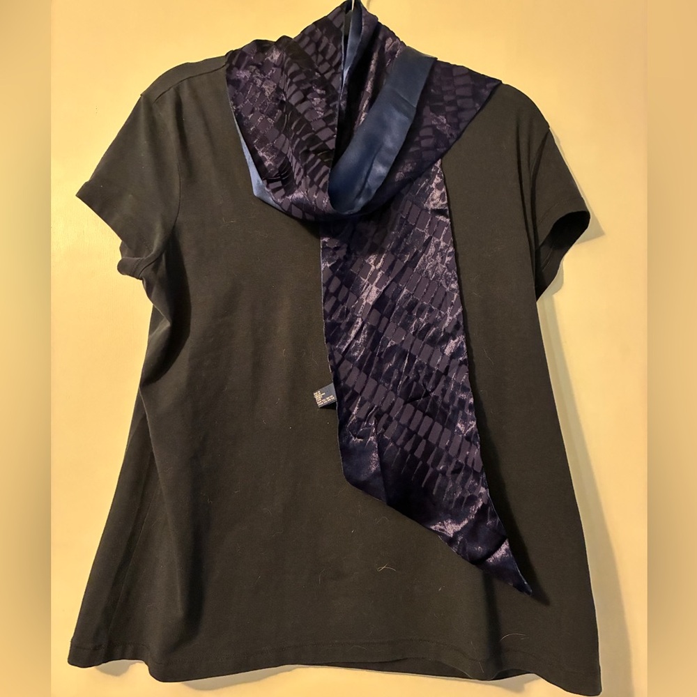 Ralph Lauren silk rayon blend muffler